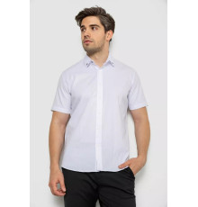 Мужская рубашка однотонная, цвет белый, 214R830