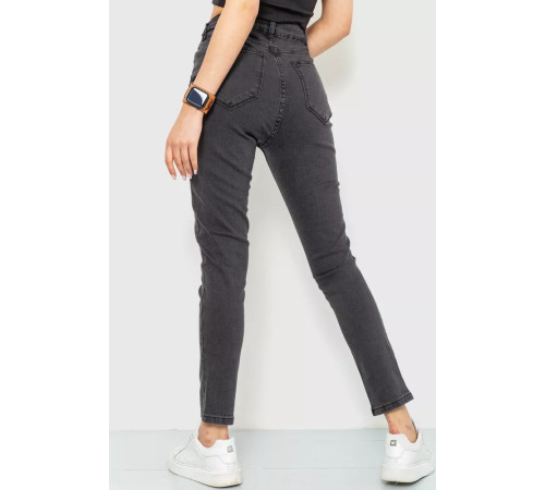 Джинси жіночі skinny, колір темно-сірий, 186R0029