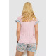 Женская пижама с принтом, цвет розовый, 243R6012-P2