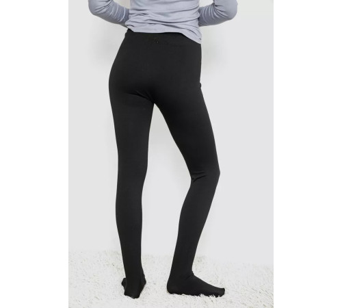 Колготи жіночі утеплені, колір чорний, 139R945