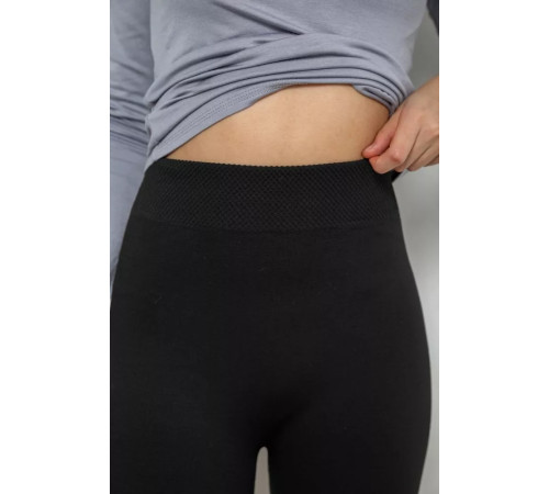 Колготи жіночі утеплені, колір чорний, 139R945