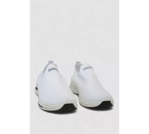Слипоны мужские текстиль, цвет белый, 243R777-A1031