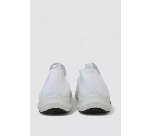 Слипоны мужские текстиль, цвет белый, 243R777-A1031