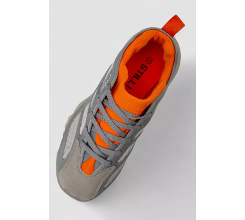 Кросівки чоловічі, колір сіро-помаранчевий, 248RCX600