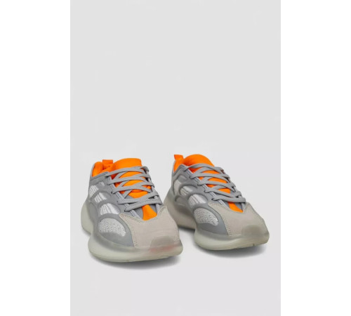 Кросівки чоловічі, колір сіро-помаранчевий, 248RCX600