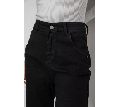 Джинсы женские Mom's, цвет черный, 244R9016