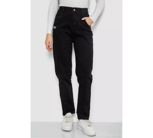Джинсы женские Mom's, цвет черный, 244R9016