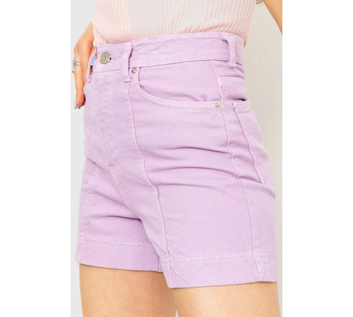Джинсові шорти жіночі, колір бузковий, 214R245