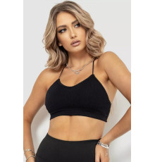Топ женский, цвет черный, 131R1844