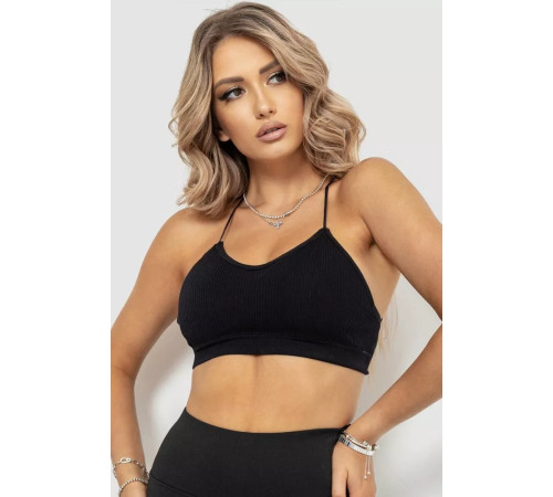 Топ жіночий, колір чорний, 131R1844
