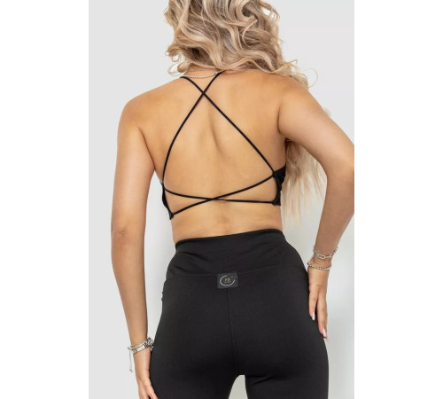 Топ жіночий, колір чорний, 131R1844