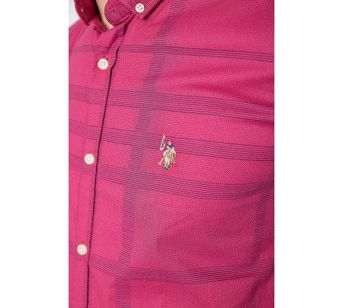 Сорочка чоловіча повсякденна, колір бордовий, 247R403