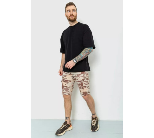 Шорти чоловічі камуфляж, колір бежевий, 157RP300-4