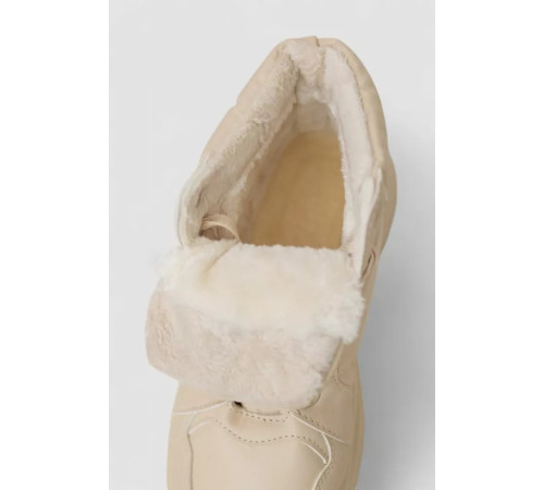 Кросівки жіночі зимові на хутрі, колір бежевий, 248RAM013