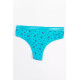 Труси жіночі стрінги, колір бірюзовий, 131R3866