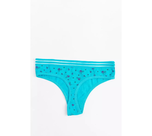 Труси жіночі стрінги, колір бірюзовий, 131R3866