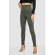Лосины женские в рубчик, цвет хаки, 205R606-1