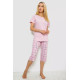 Женская пижама с принтом, цвет розовый, 243R10230