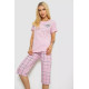 Женская пижама с принтом, цвет розовый, 243R10230