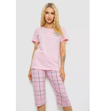 Женская пижама с принтом, цвет розовый, 243R10230