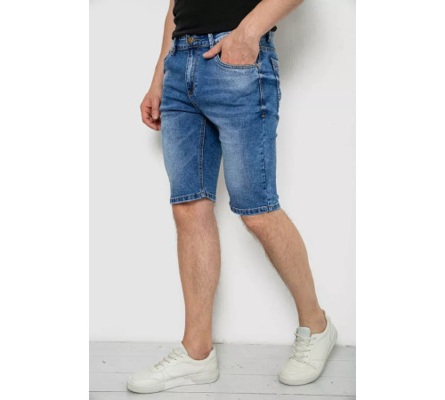 Шорти чоловічі джинсові, колір синій, 244RLS22-0214X