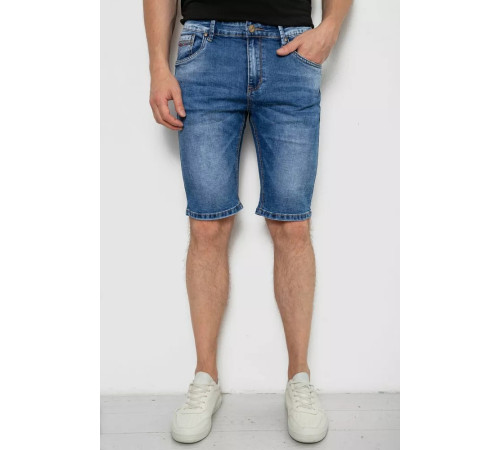 Шорти чоловічі джинсові, колір синій, 244RLS22-0214X