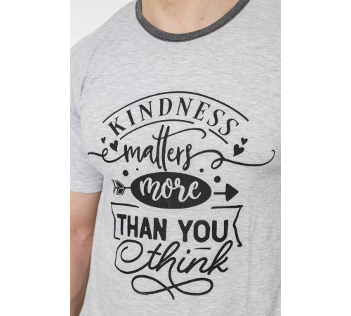 Піжама чоловіча, колір світло-сірий, 243R6205