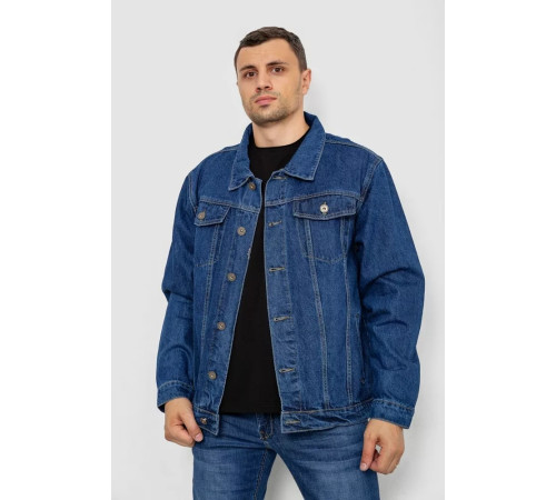 Куртка мужская джинсовая, цвет синий, 244RMA010