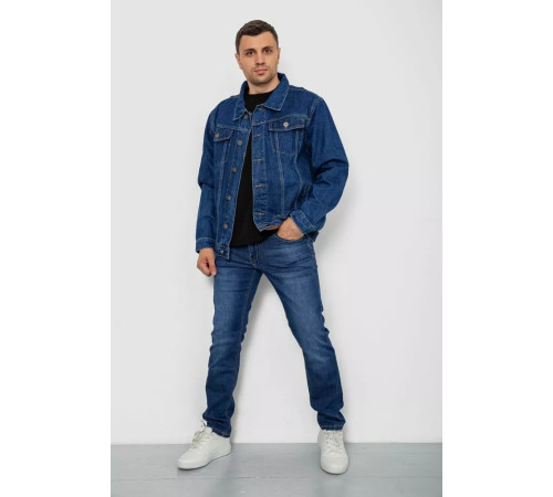 Куртка мужская джинсовая, цвет синий, 244RMA010