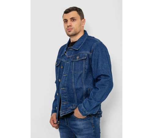 Куртка мужская джинсовая, цвет синий, 244RMA010