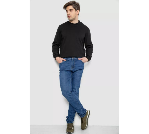 Джинси чоловічі демісезонні, колір синій, 243R8048