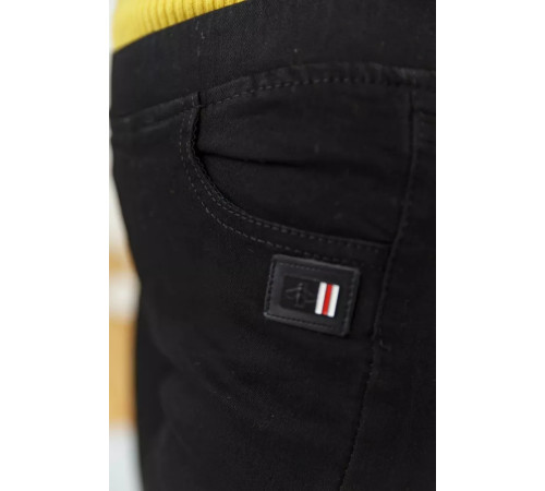 Джеггінси жіночі, колір чорний, 131R9560-5