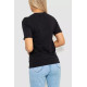 Футболка жіноча з принтом, колір чорний, 238R57378