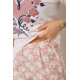 Женская пижама с принтом, цвет пудровый, 243R3696