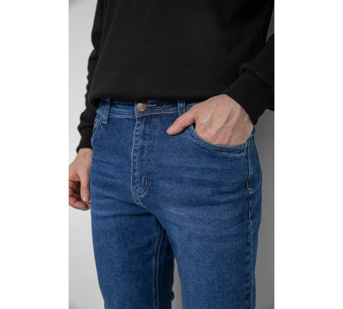Джинси чоловічі демісезонні, колір синій, 243R8047