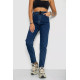 Джинсы женские прямого кроя, цвет синий, 244R903.