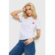 Футболка жіноча з принтом, колір білий, 238R57482