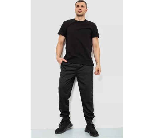 Спорт штани чоловічі, колір чорний, 244R4779