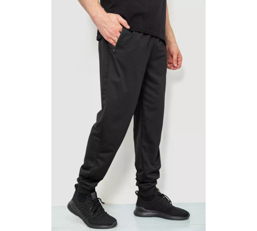 Спорт штани чоловічі, колір чорний, 244R4779