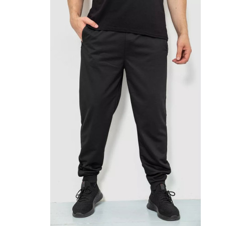 Спорт штани чоловічі, колір чорний, 244R4779