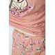Пижама женская с принтом, цвет персиковый, 243R15420.