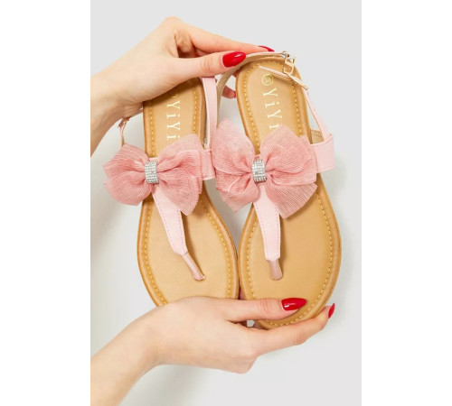 Босоніжки жіночі, колір рожевий, 214RF18