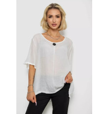 Блуза, колір молочний, 244RM202