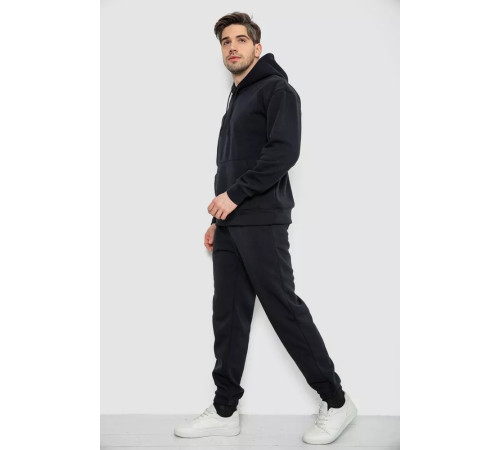 Спортивний костюм чоловічий на флісі, колір темно-синій, 241R178