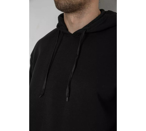 Спортивний костюм чоловічий на флісі, колір чорний, 244R9142