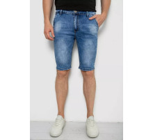 Шорты мужские джинсовые, цвет синий, 244RLS22-0211