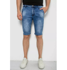 Шорты мужские джинсовые, цвет синий, 244RLS22-0211