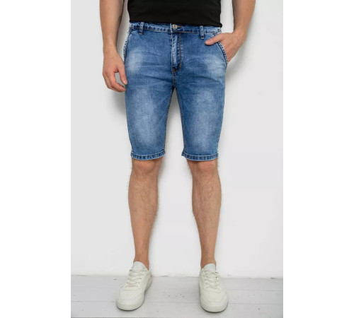 Шорти чоловічі джинсові, колір синій, 244RLS22-0211