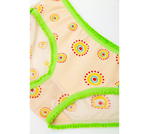 Труси жіночі, колір бежево-зелений, 242R004-1