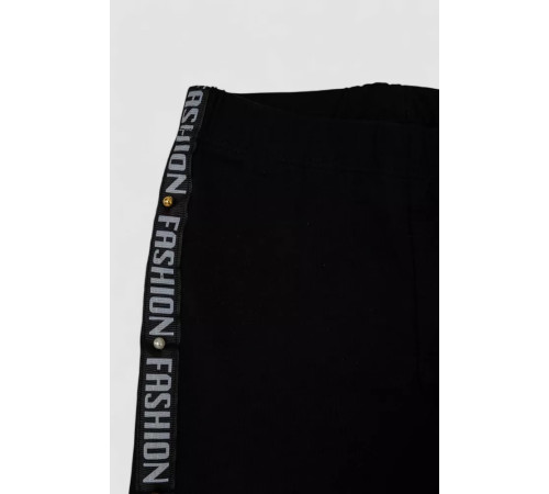 Велотреки для дівчаток, колір чорний, 247R516